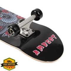 Amrgot Skateboards for Beginners,31 * 8 inches Complete Skateboards for Kids,…
