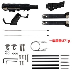 v39 mini slingshot toy play new black metal