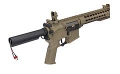 Lancer Tactical Gen 3 Interceptor SPR Airsoft M4 AEG Rifle 380-400 FPS CQB Ready
