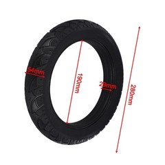 12.5×2.50 Inch Solid Tire 57-203 for E-Bike and Electric Scooter Wheels