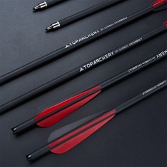 20″ 12pcs Carbon Crossbow Bolts +/or Broadheads Half Moon Nocks OD 8.8mm Hunting