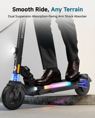 Adults Electric Scooter 800W Folding E-Scooter w/ APP 25MPH Max Speed 48V 10.4Ah