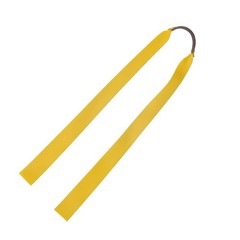 16pcs 0.75mm Slingshot Rubber Bands Replacement Flat Hunting 16pcs, yellow