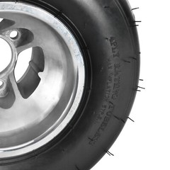 2X 5 Inch Go Kart Wheels 10×4.50-5 Front Tire Aluminum Rim Hub Steering Knuckle