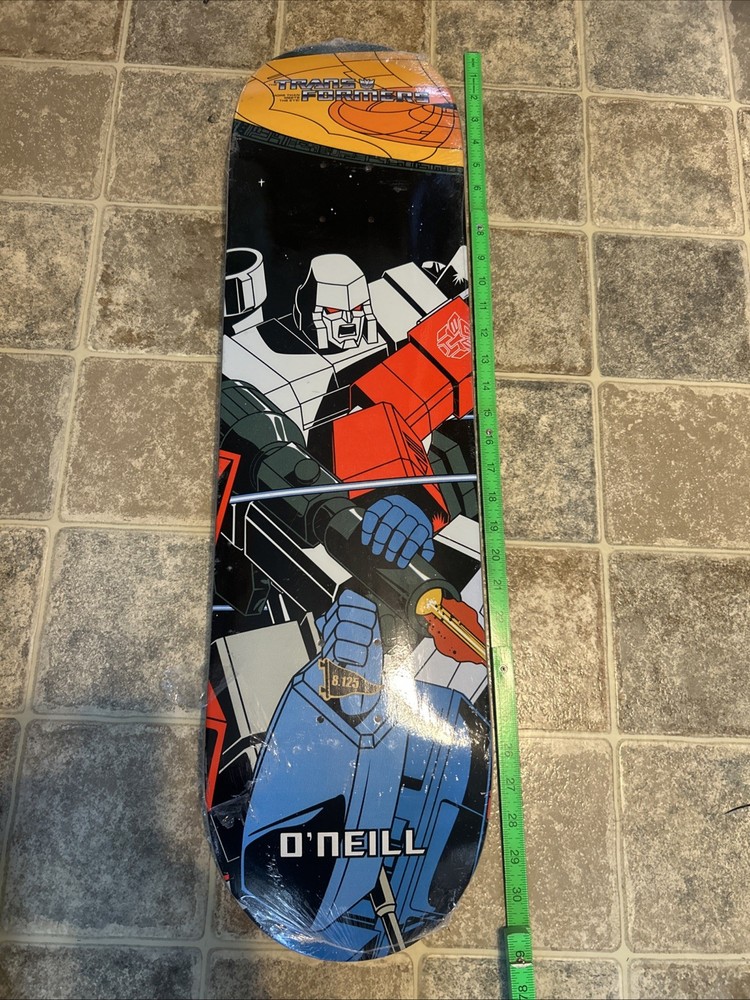2016 PRIMITIVE X TRANSFORMERS SHANE O’NEILL «MEGATRON» SKATEBOARD DECK RARE