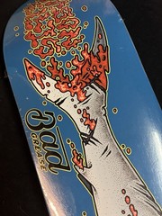 SUPER RARE Jason Ellis Bad Grease Shark Guest Model Skateboard Deck In Shrink