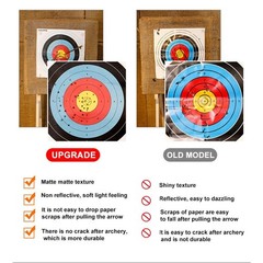 50 PCS 40/60/80cm Archery Paper Target Surface For Bow And Arrow Target Practice