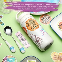 200 Inspirational Christian Faith Stickers,Jesus Bible Verse Stickers Waterpr…