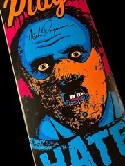 RARE SIGNED Nick Dompierre Hannibal Dont Hate The Playa Real Skateboard Deck NEW