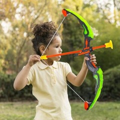 Bow and Arrow for Kids with LED – Archery Bow with 6 Suction Cups Arrows, Target