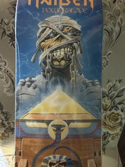 Iron Maiden Zero Powerslave Skateboard Deck 8.25 RARE New In Plastic