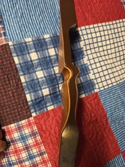 VINTAGE SHAKESPEARE SIERRA TRADITIONAL RECURVE HUNTING BOW 52″ 45LB RIGHT HAND