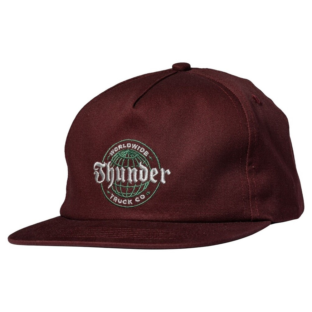 Thunder Trucks Worldwide Maroon Snapback Hat