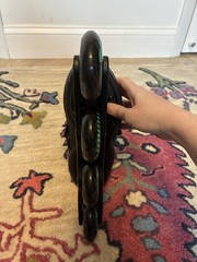 K2 Alexis Pro 80 Women’s Inline Skates Sz 6 in Black/Teal – Excellent Condition