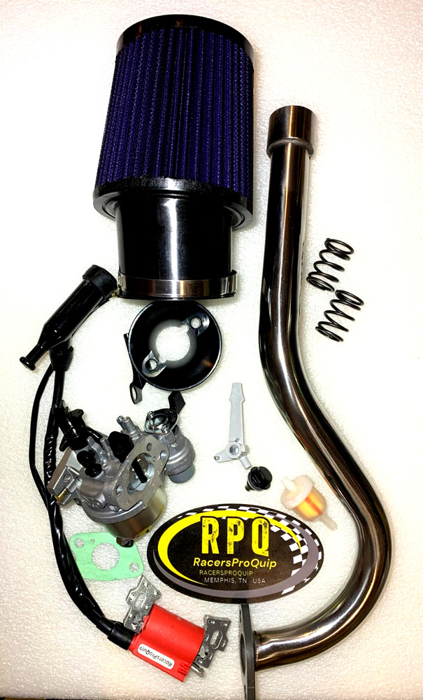 Predator 224cc 11HP Kit Big Carb, Intake, Exhaust Coil Filter Springs NEW USA