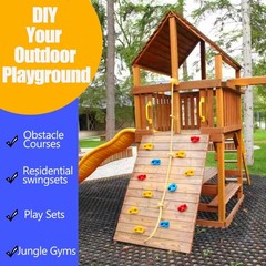 25 Rock Climbing Holds for Kids Climber With Hardware, Wall Holds and Grips f…
