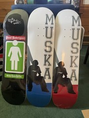 3 Skateboard Deck Lot Muska Paul Rodriguez Girl