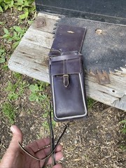 DARTON Archery Hip Quiver Brown Excellent Vintage Right Hand Pocket