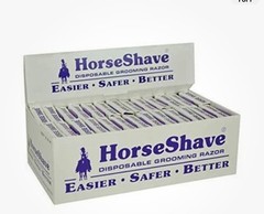Horse Shave – Disposable Grooming Razor. Easier Safer Better (6-Pack)