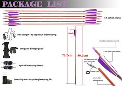Traditional Recurve Bow and Arrow Set Longbow Handmade Mongolian Horse Bow Ta…