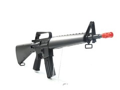 Used Airsoft Gun Rifle Spring Powered BBTac M16A2 Full Size
