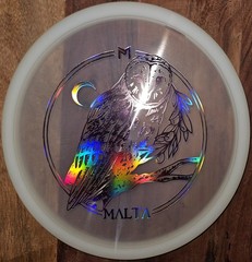 DISCRAFT CRYSTAL Z Malta GREEK COIN 1 OF 500 RARE 174g