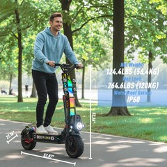 ZIPPYGO JL86 Pro 10000W Electric Scooter for Adult 55MPH Dual Motor Audio Player
