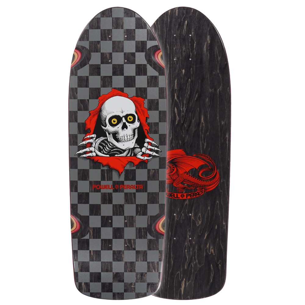 Powell Peralta OG Ripper Checker Shape 265 Black Stain Skateboard Deck