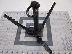 USGI MILITARY GRAPPLING HOOK THE MIL GRABBER COLLAPSIBLE GRAPPLE TRGEAR TRI-CLAW