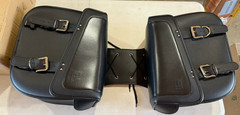 Motorcycle Saddlebags 30L Large Capacity Pu Leather Luggage Bag for Sportster…