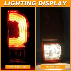 Tail Light Rear Lamp Compatible with 2016-2023 Toyota Tacoma Right Passenger Sid