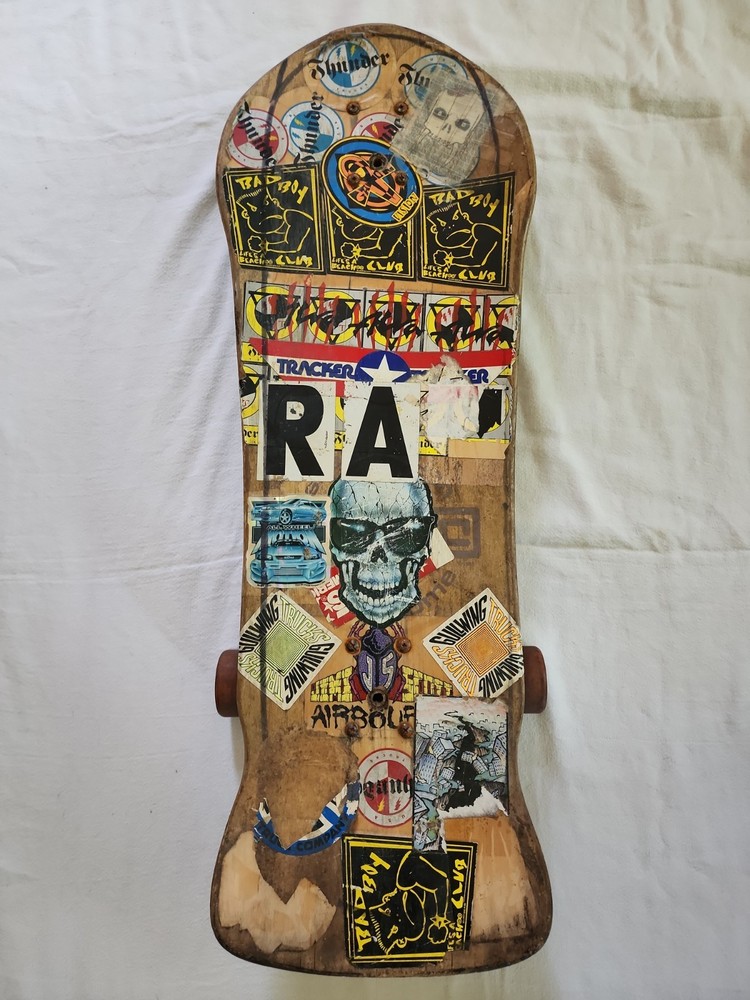 1980S ZORLAC Gargoyle Jimi Scott Airbourne Skateboard Deck Truck & Wheels READ!!