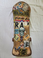 1980S ZORLAC Gargoyle Jimi Scott Airbourne Skateboard Deck Truck & Wheels READ!!