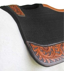 Horse 32″x30″ Western Contoured Wool Felt Therapeutic Saddle Pad 39253