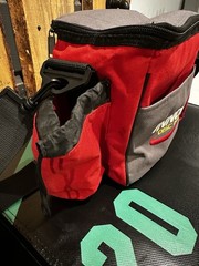 Innova Standard Bag Disc Golf Bag Red Holds 10-12 Discs Water Resistant Pockets
