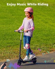 MIHOVER 150W 10mph Speed Kids Electric Scooter For 6-12 Years Old-Black