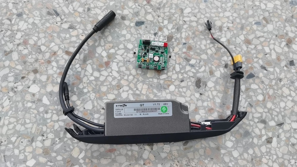 Original E-T WOW Scooter 2020 GT none bluetooth controller and display