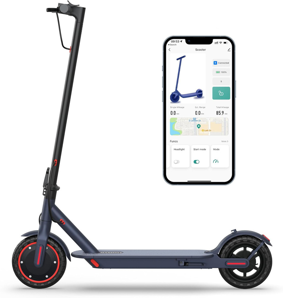 Electric Scooter Adults 350W Motor 19-22MPH 21-28 Miles Range Foldable