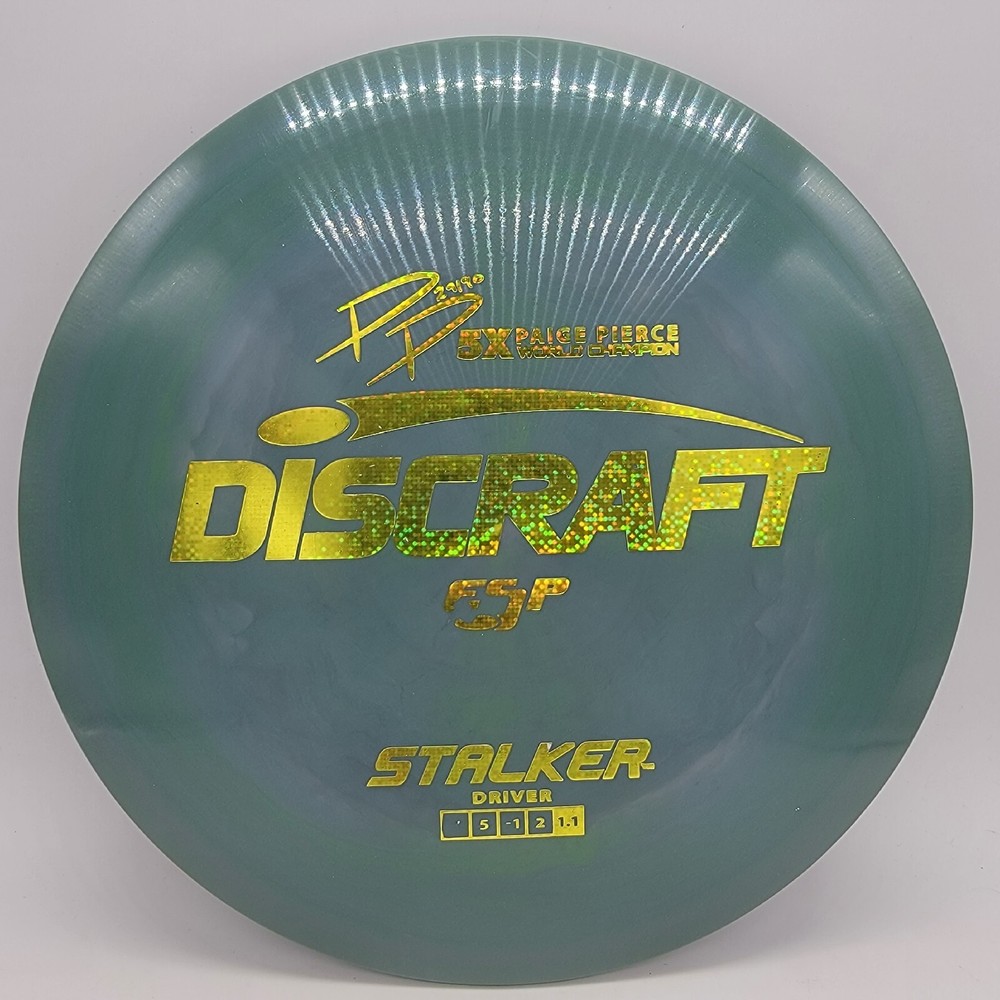 Discraft ESP Stalker Paige Pierce 5X Green/Green Digi Stamp 175-176g