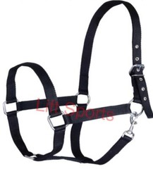 Horse Halter Nylon Full Size Adjustable Tack Shows Equestrian New