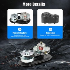 For Predator Dune GX 390 9HP-16HP 420CC Go Kart Torque Converter 40 Series Kit