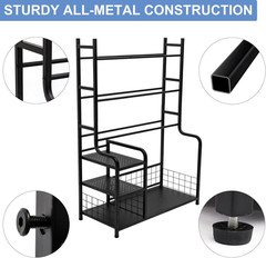 Disc Golf Storage Rack – Holds 140+ Discs & Bag Stand Organizer