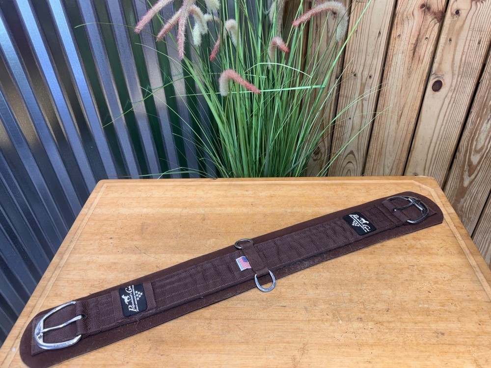 PROFESSIONAL’S CHOICE Brown Neoprene Western Horse Saddle Cinch Girth ~34″