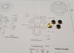 Benjamin 710,720,310,312,317 & 340,342,347, Sheridan C’s rifle inlet valve.