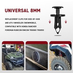 200Pcs Polaris Push Pins, UTV Nylon Fender Clips & Body Rivets – Xislet