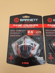 Lot 2 Barnett Gamecrusher Hybrid Broadheads 100 gr. 3 pk. Crossbow 2.5 DIAMETER