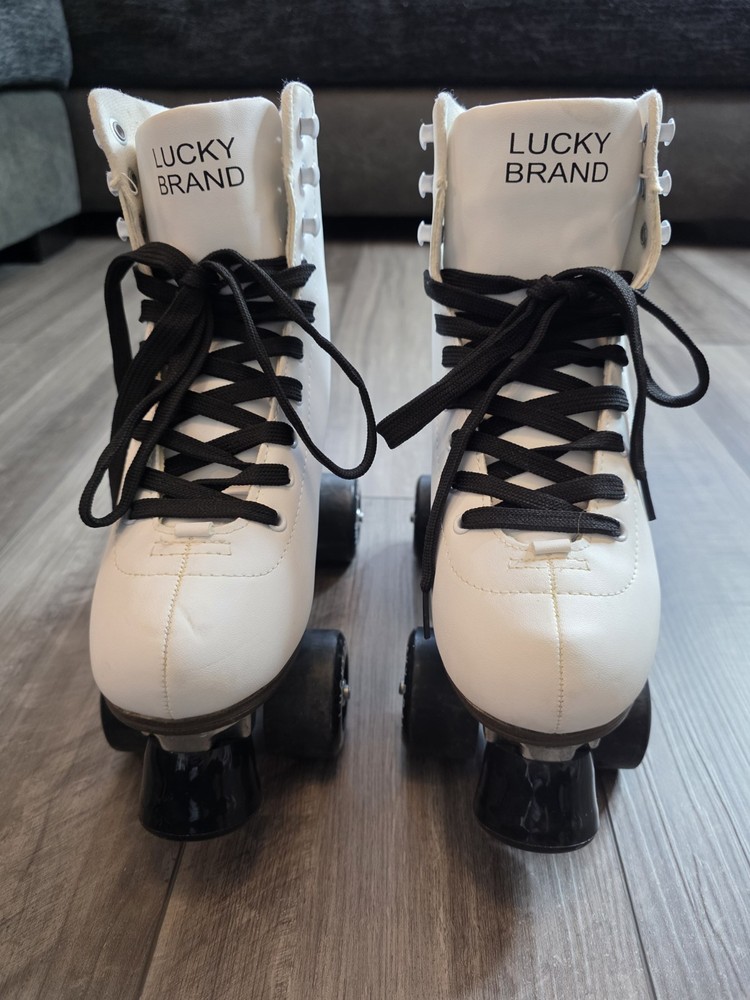 Lucky Brand Oliver Quad Roller Skates Women’s Size 6 EU 37 White