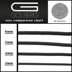 Smooth Braid Premium Polyester Accessory Cord in Many Sizes-Lengths-Colors – USA