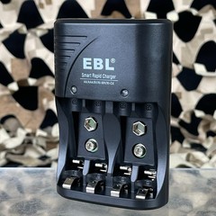 EBL 802 Smart Battery Charger For 9V/AA/AAA Ni-MH Ni-CD Rechargeable Batteries