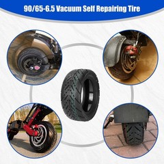 90/65-6.5 Vacuum Tubeless Tire Self Repair Tyre with Glue 11 Inch Road Tires …
